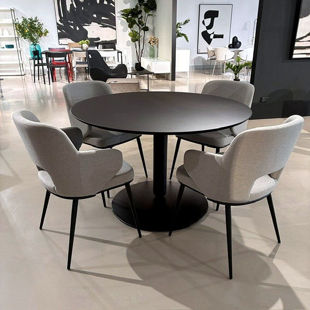 Balance Round Dining Table - Black