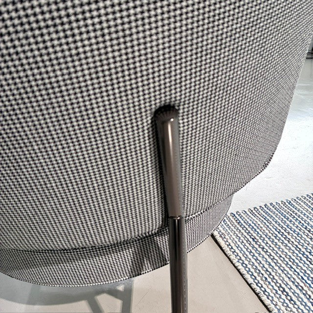 Coco Armchair - Black Nickel/Pixel