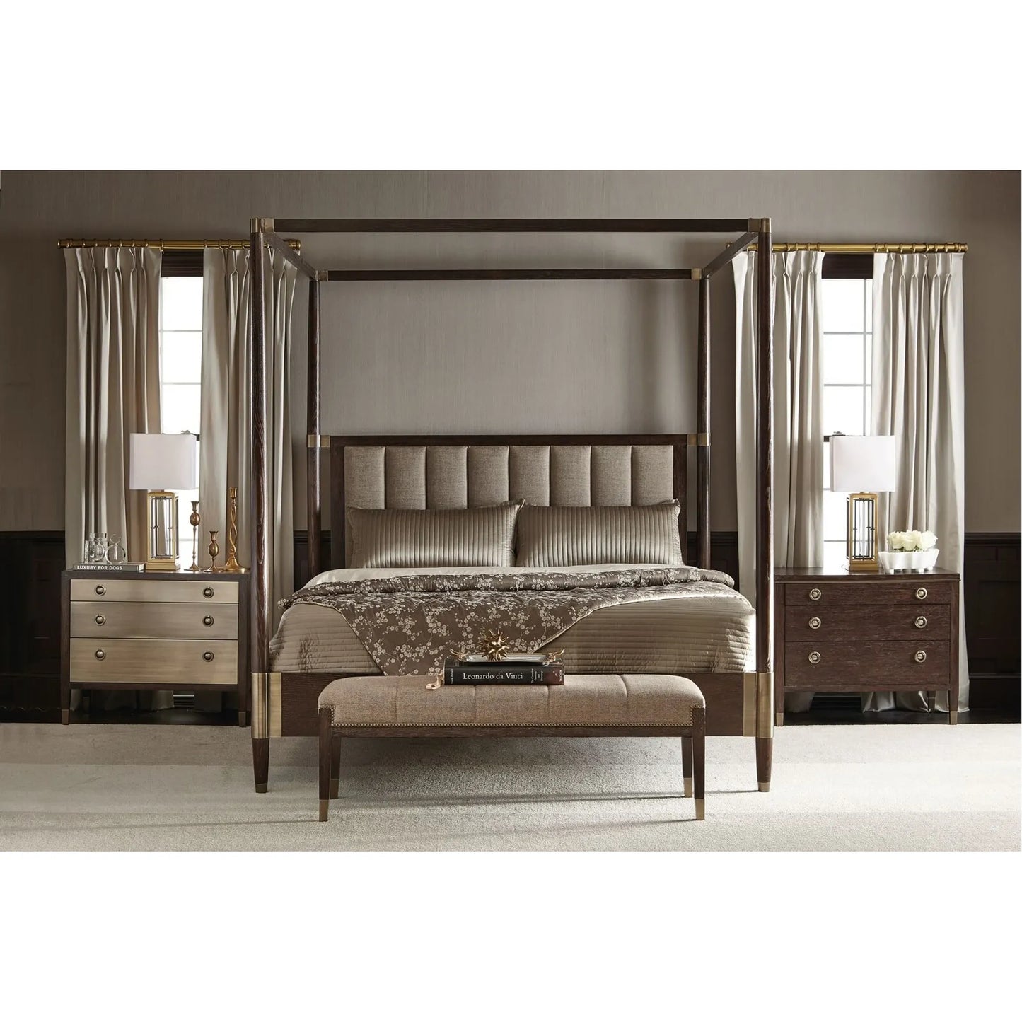 Bernhardt Clarendon Nightstand, lifestyle setting