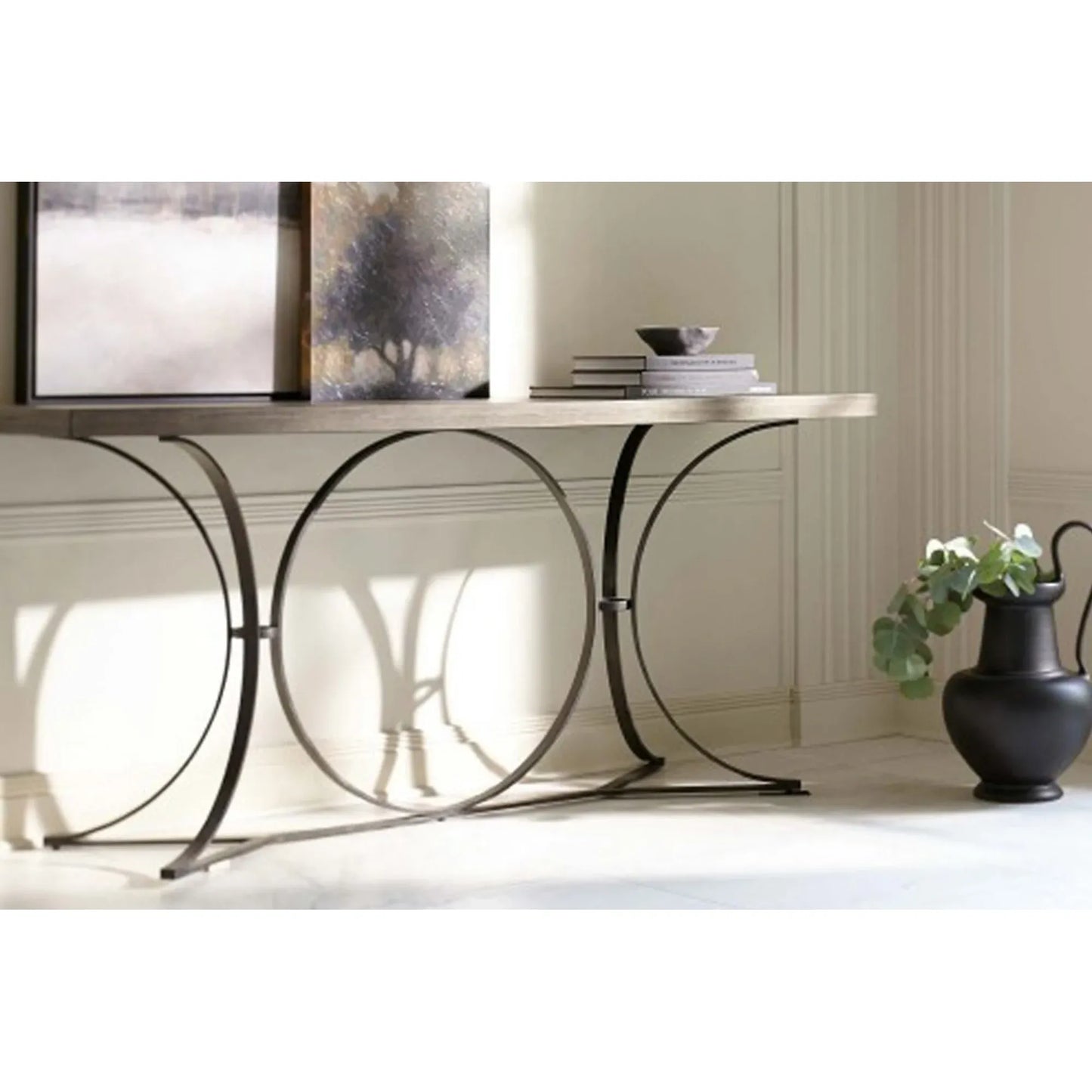 Bernhardt Canyon Ridge Console Table, lifestyle setting