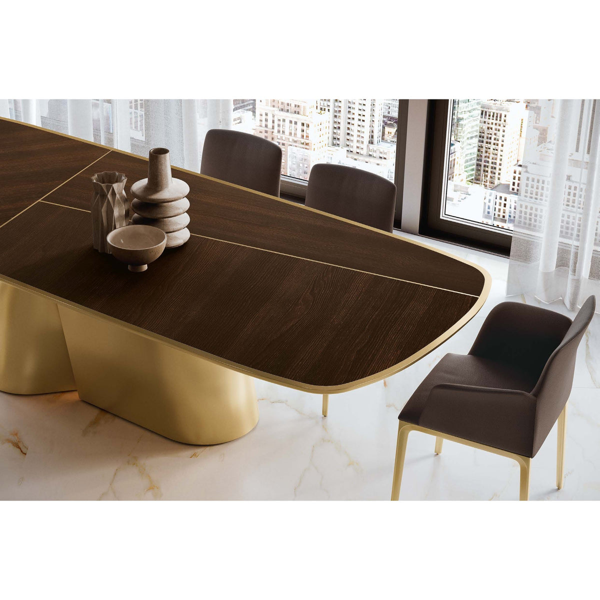 Kimono Fixed Dining Table