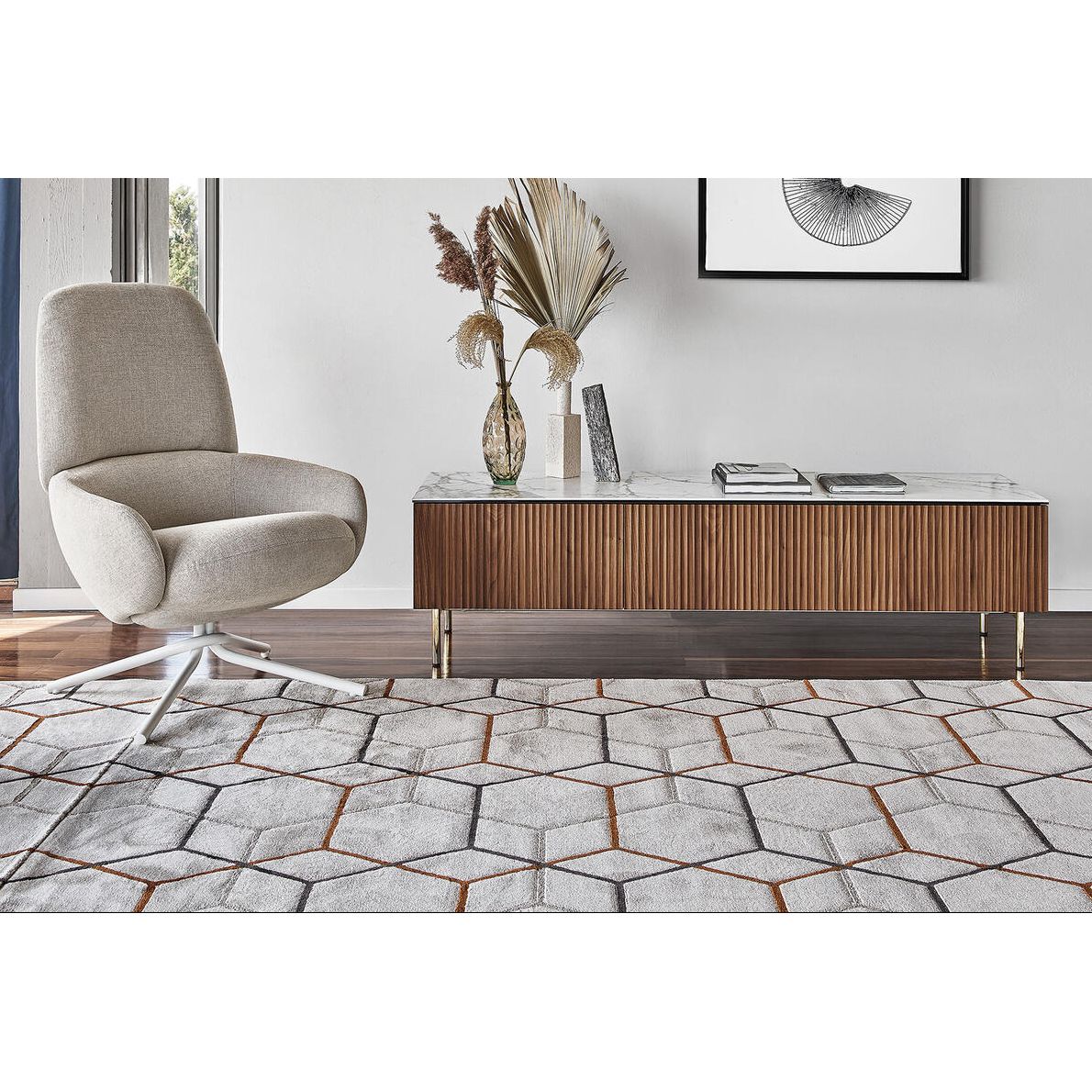 Vertical Entertainment Cabinet