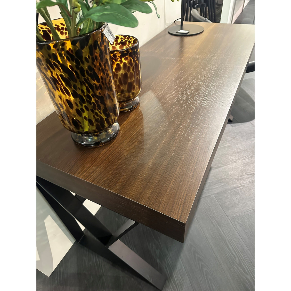 Bend Desk 120cm in smoke