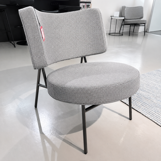 Calligaris Coco Armchair - Black Nickel/Pixel