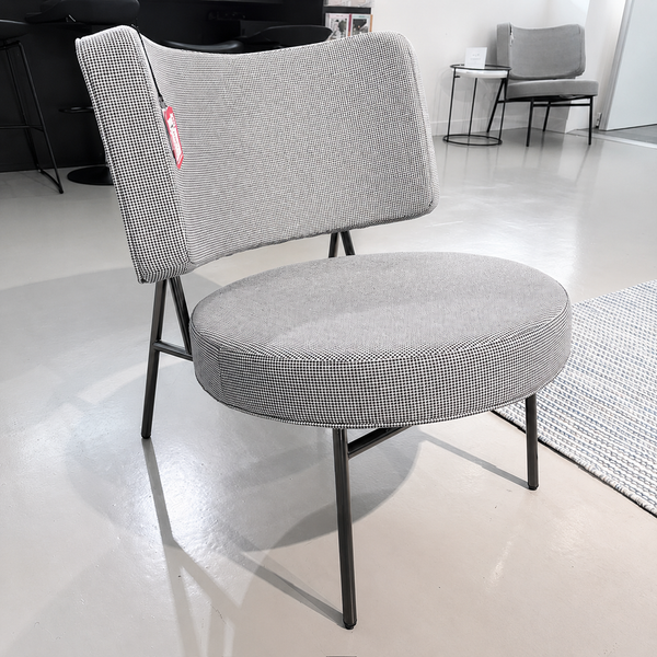 Coco Armchair - Black Nickel/Pixel