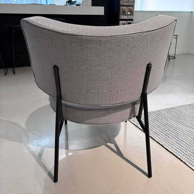 Coco Armchair - Matt Black/Pixel