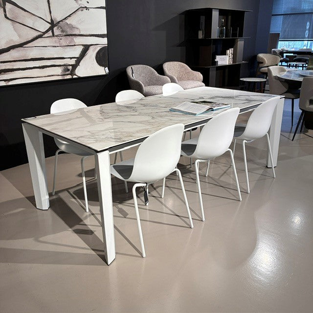 Delta Extension Dining Table - White