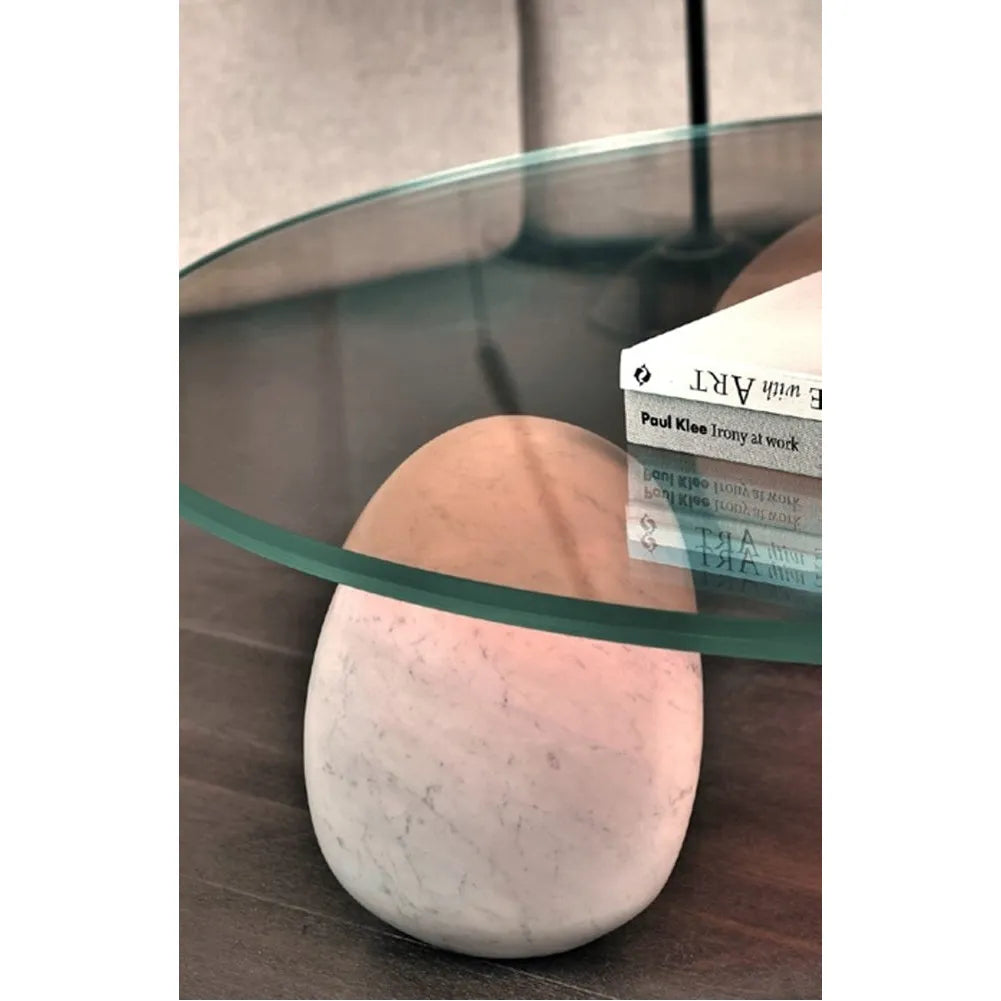 Lapis Glass Coffee Table