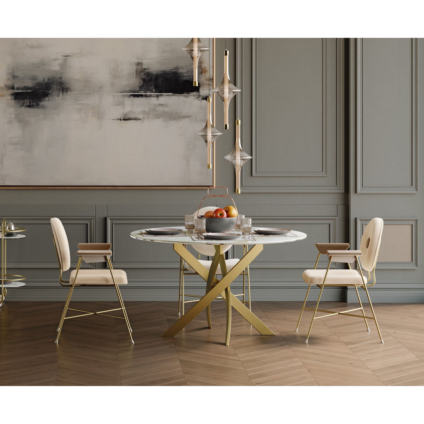 Barone Round Dining Table