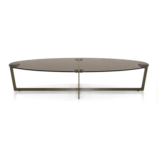 Cross Oval Coffee Table