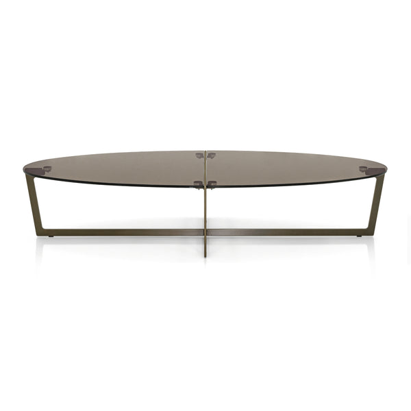 Cross Oval Coffee Table