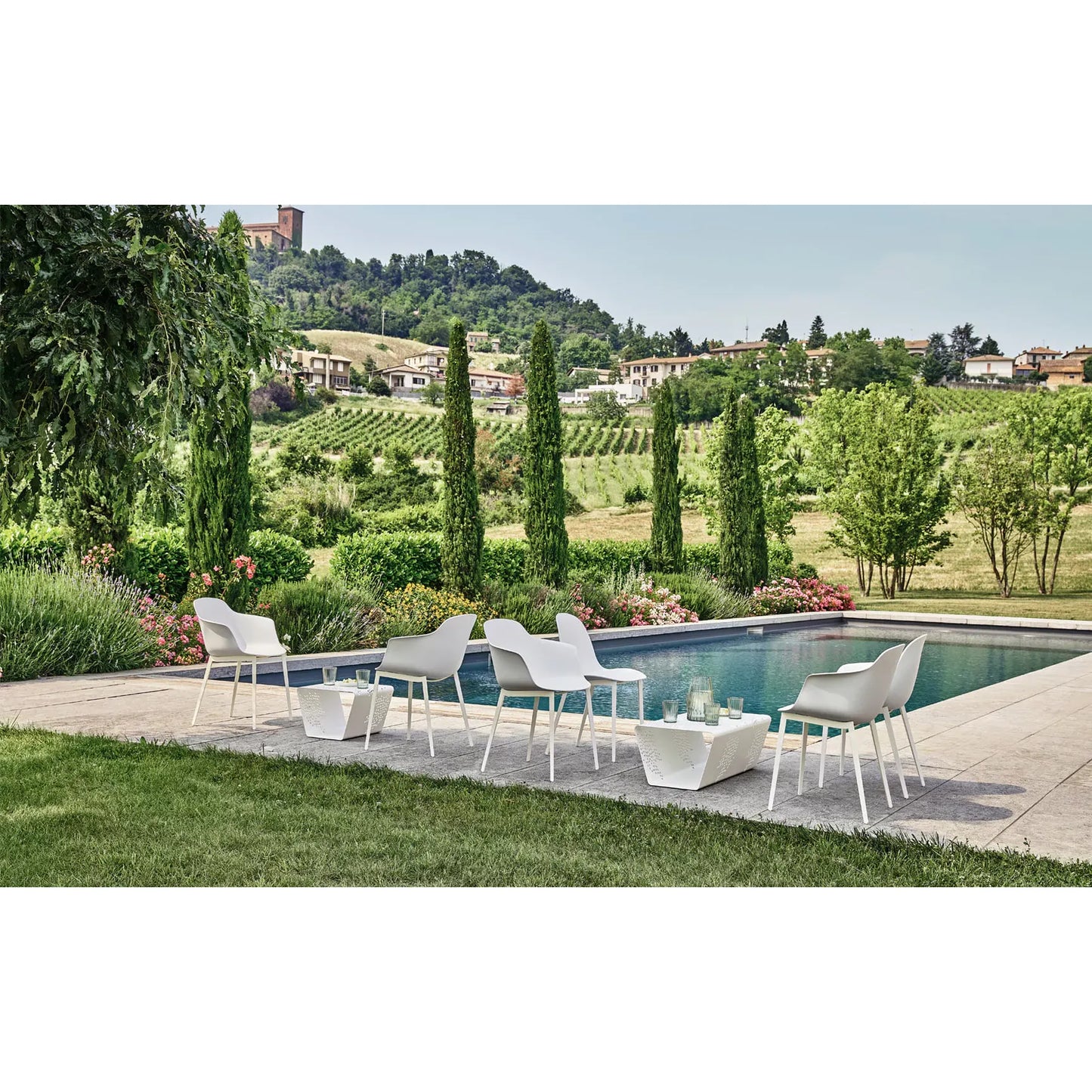 Pattern Outdoor Side Table