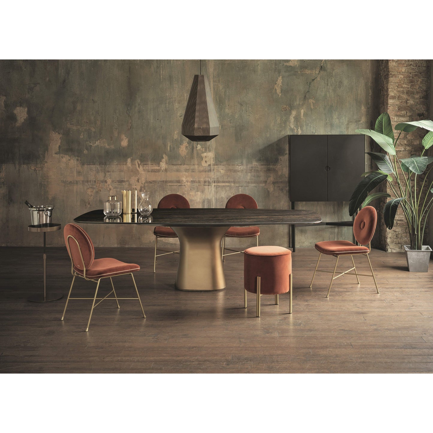 Podium Fixed Dining Table