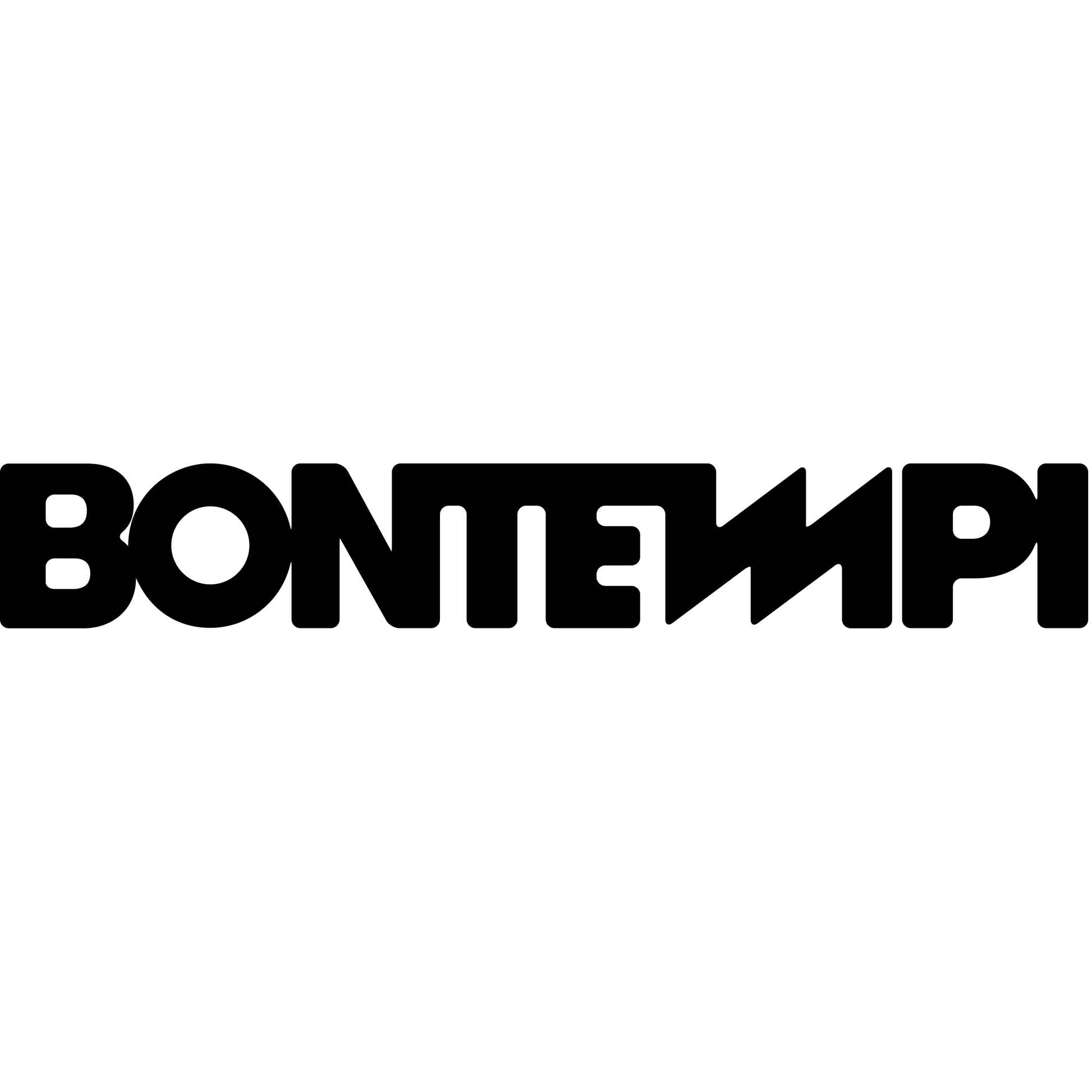 Bontempi logo in black on a white background