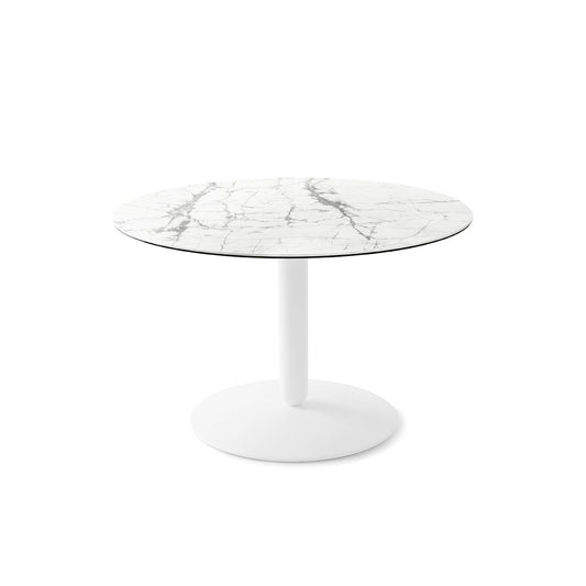 Balance Round Dining Table - White