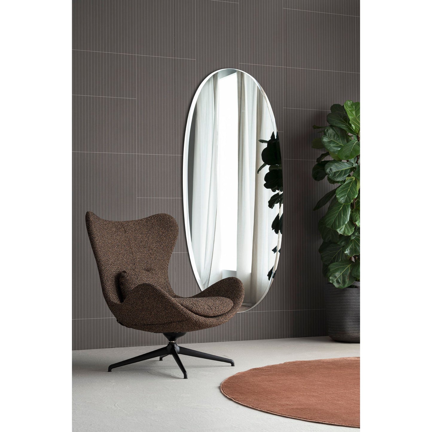 Brame Oval Mirror