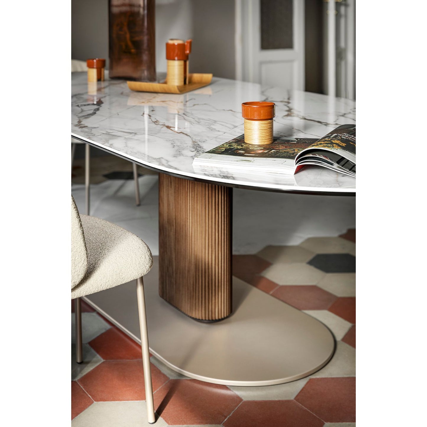 Cameo Fixed Dining Table