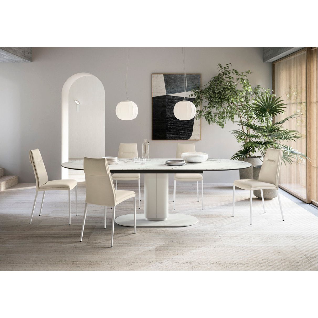 Cameo Fixed Dining Table