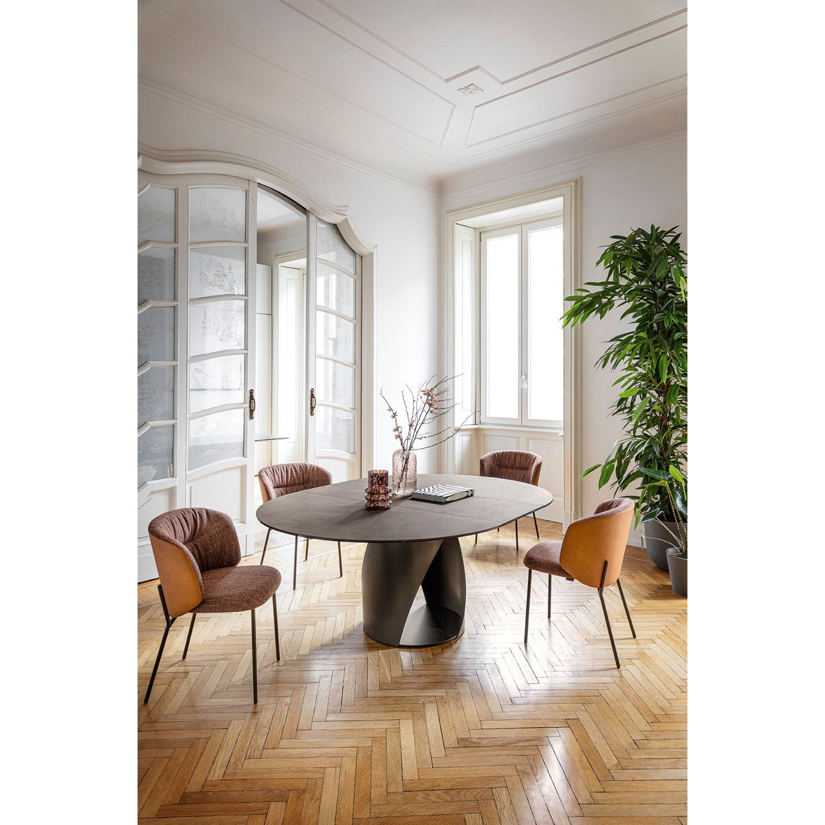 Cyclone Table Dwr Cyclone Extension Dining Table – Voyager Interiors