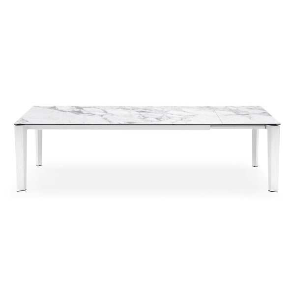 Delta Extension Dining Table - White