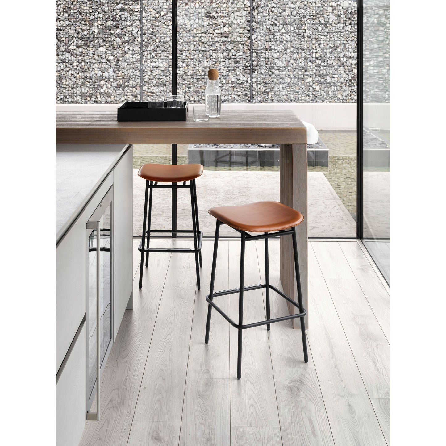 Fifties Backless Stool