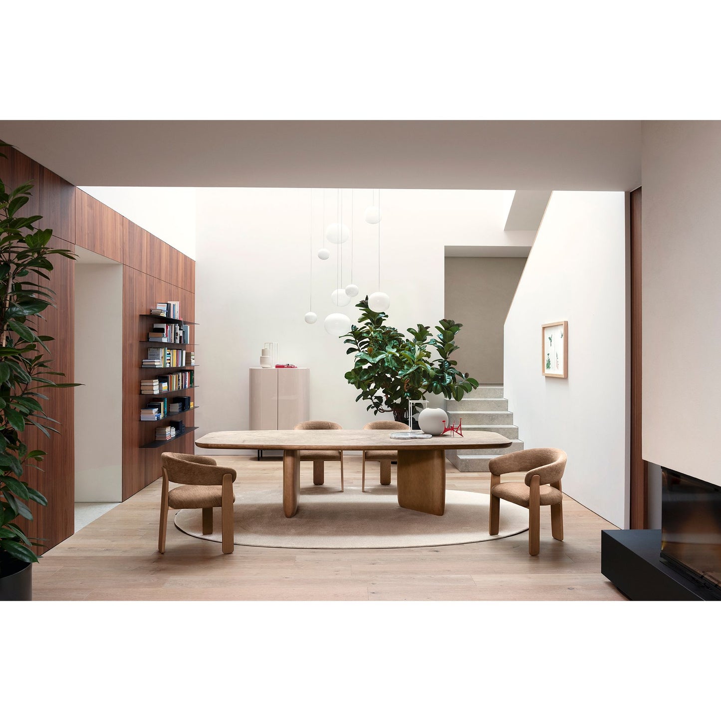 Riverstone Fixed Dining Table