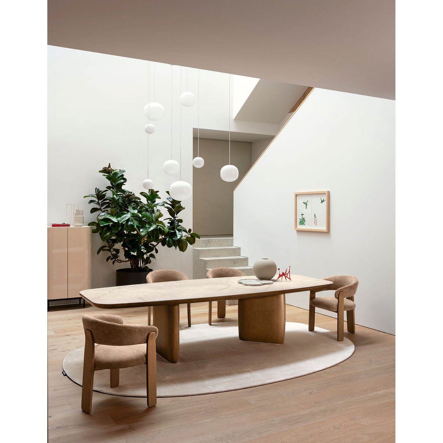 Riverstone Fixed Dining Table