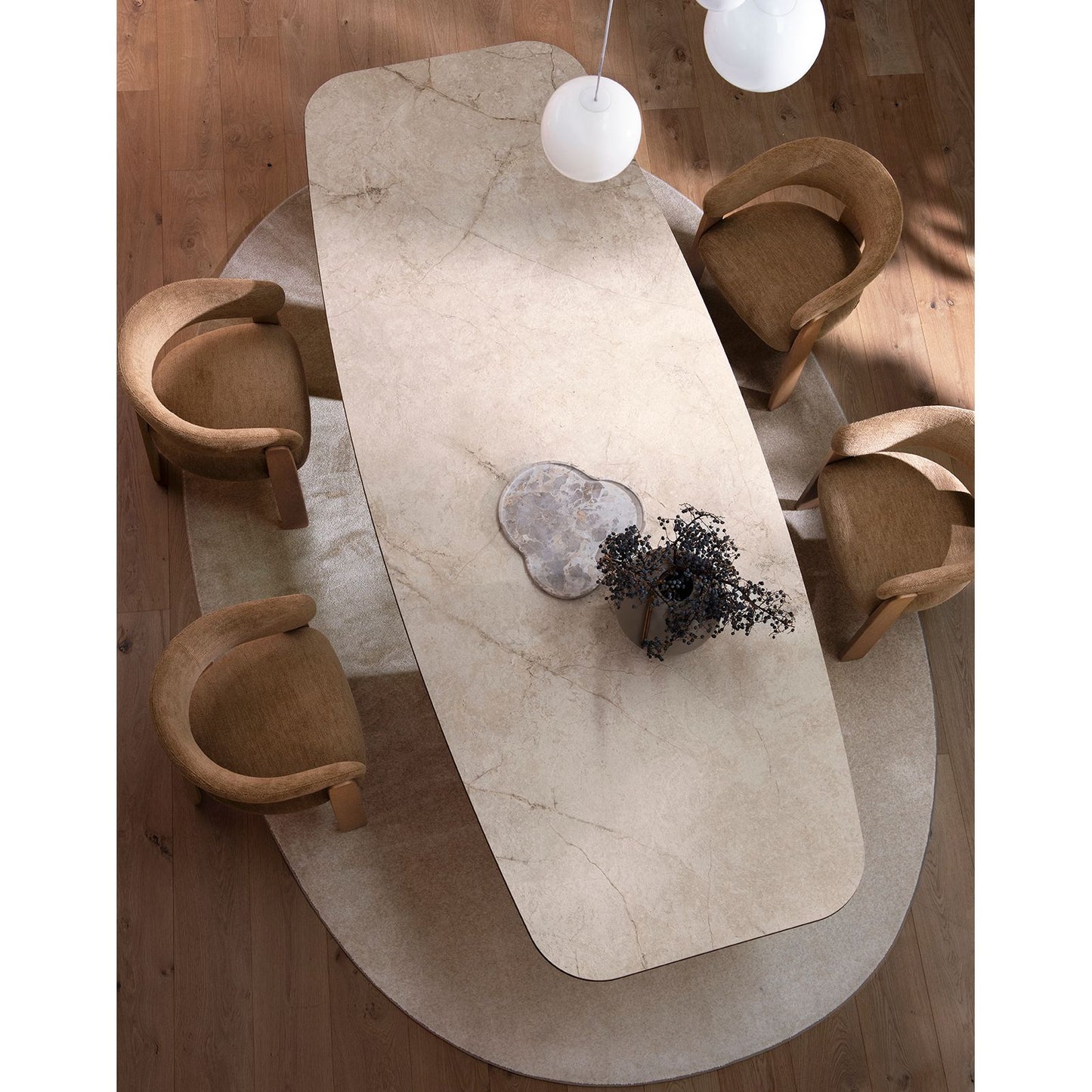 Riverstone Fixed Dining Table