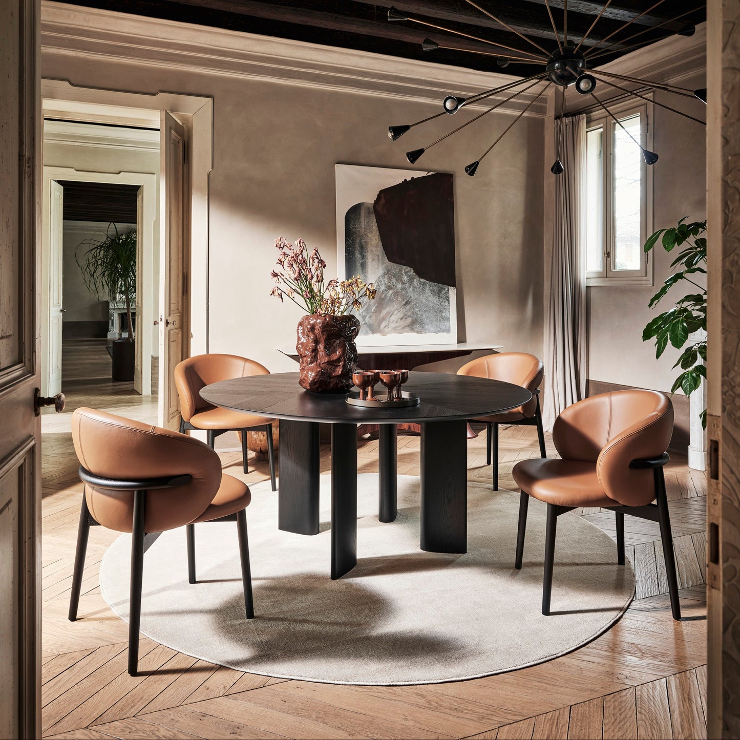 Sandy Round Dining Table