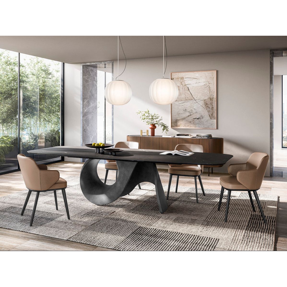 Seashell Fixed Dining Table