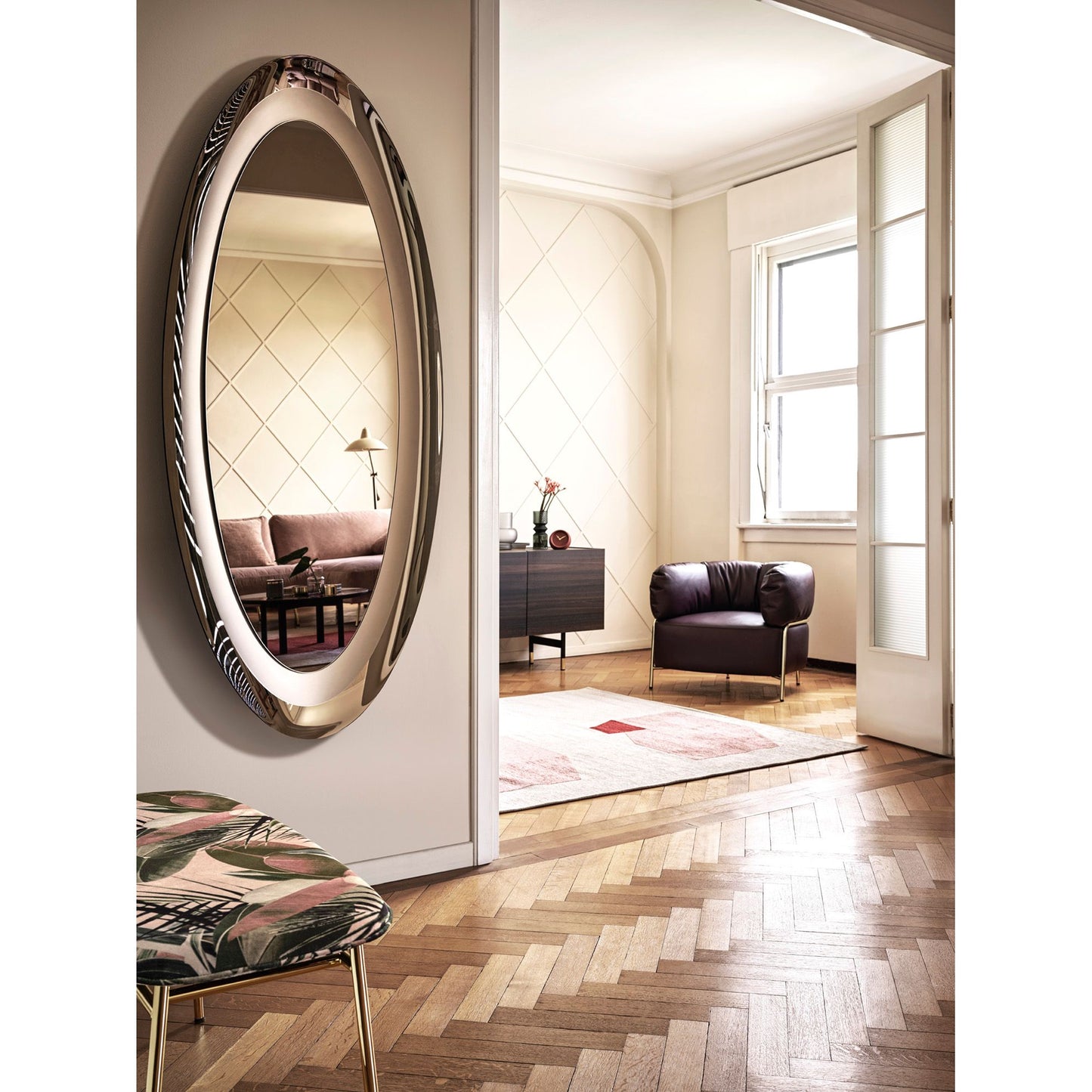 Surface Oval Mirror