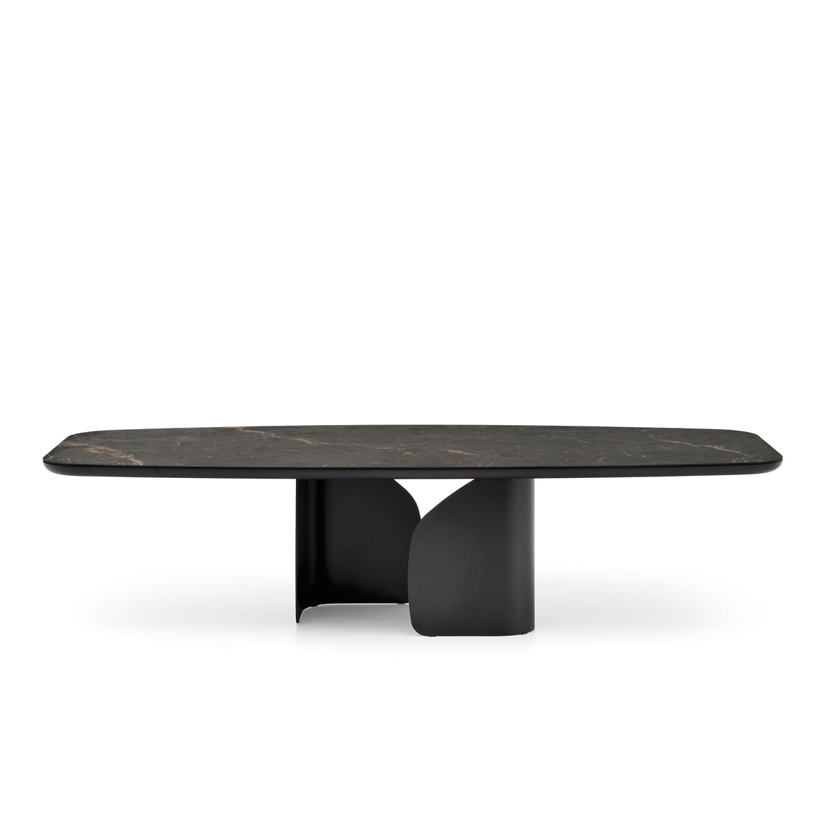 Calligaris Twins Fixed Dining Table, side view