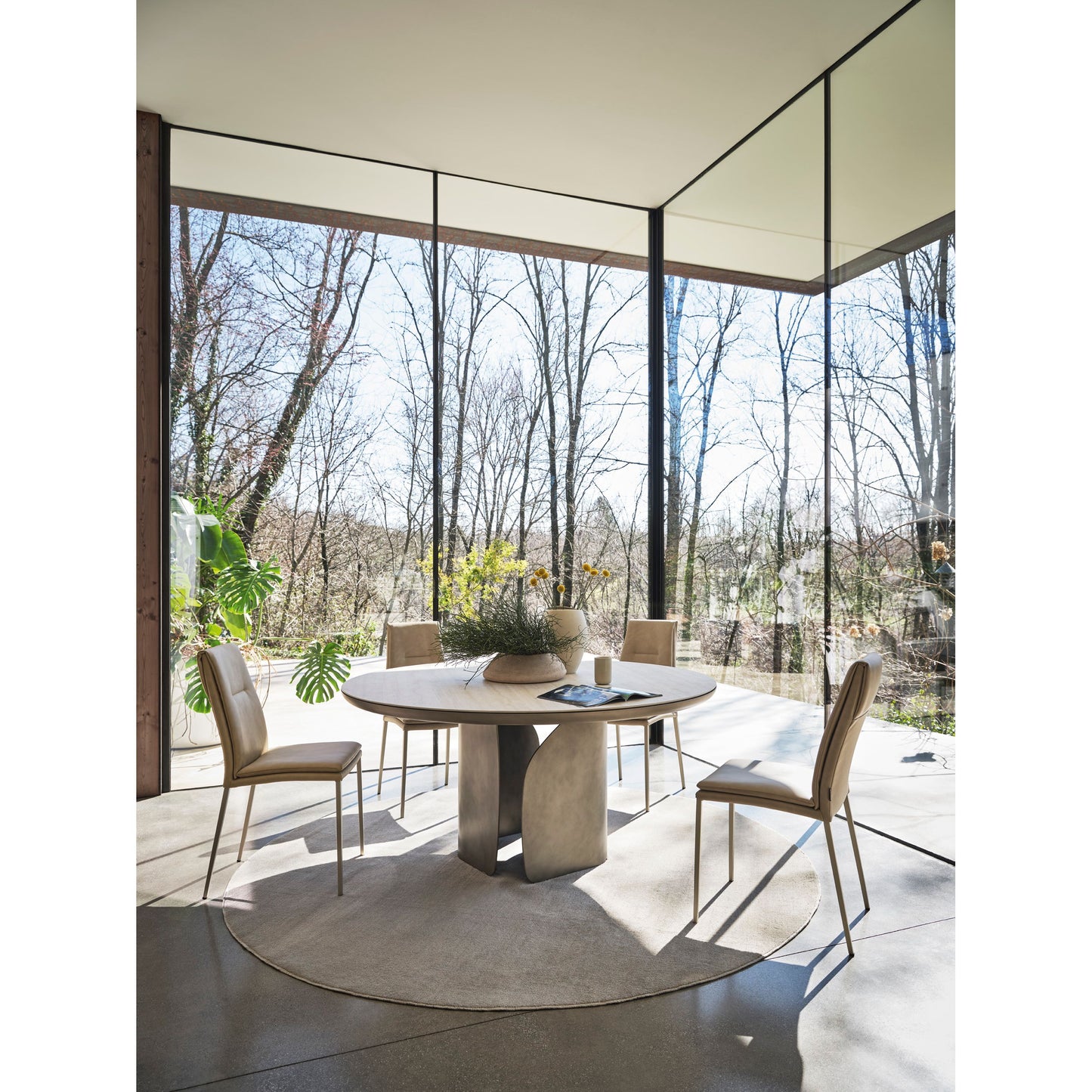 Twins Round Dining Table