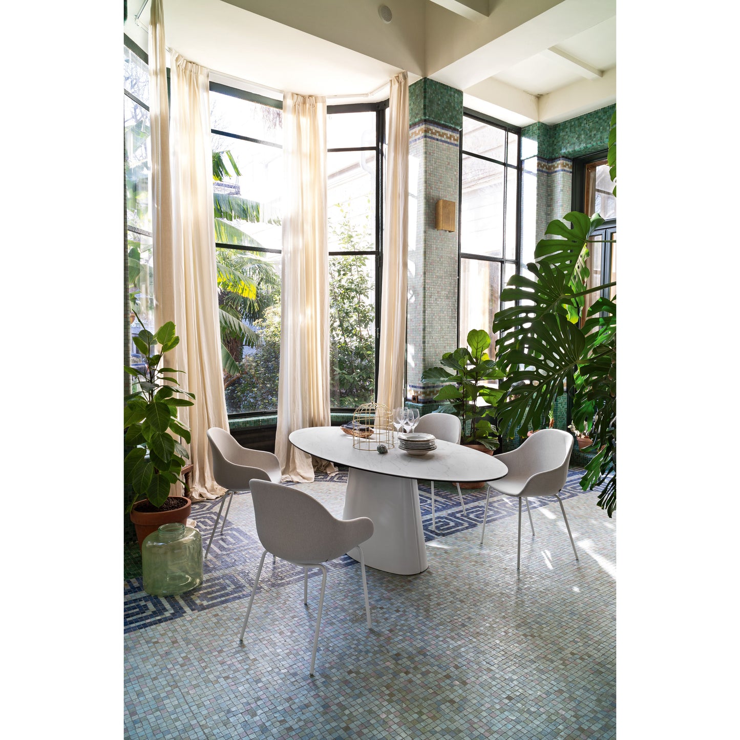 Ellisse Fixed Dining Table