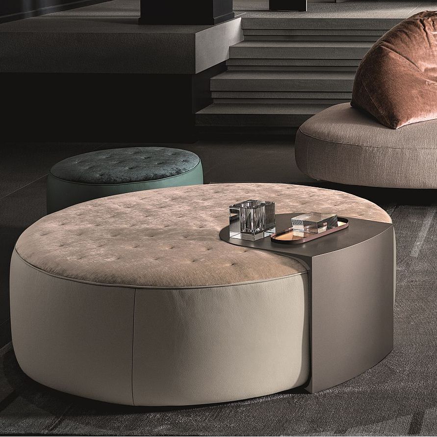 Clip Round Ottoman