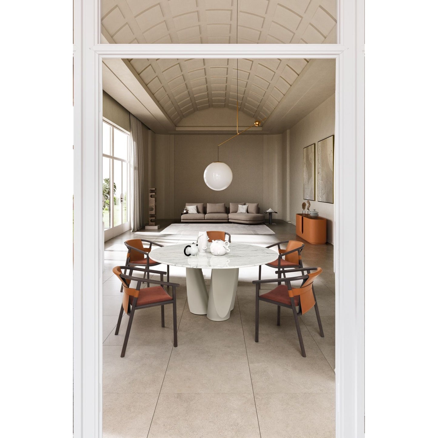 Sentei Round Dining Table