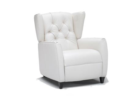 Symphony recliner with speakers in White Leather Symphony Recliner Chair with Sound Speakers in leather Symphony Recliner Chair with Sound Speakers in leather Natuzzi Group Editions B546