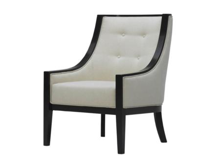 Sebastian Chair in Beige Fabric and Walnut Stain Timber Arms (front) Sebastian Armchair in Beige Fabric with Walnut Stained Timber arms Sebastian Armchair in Beige Fabric with Walnut Stained Timber arms Teknica Kuka A-535